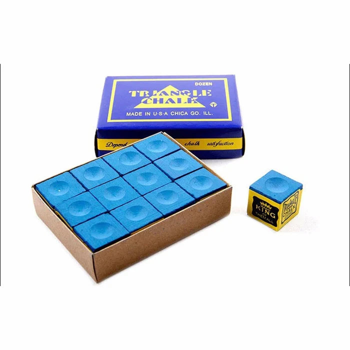 12pcs Pool Cue Chalk Billiard Chalk Cue Stick No-slip Chalk