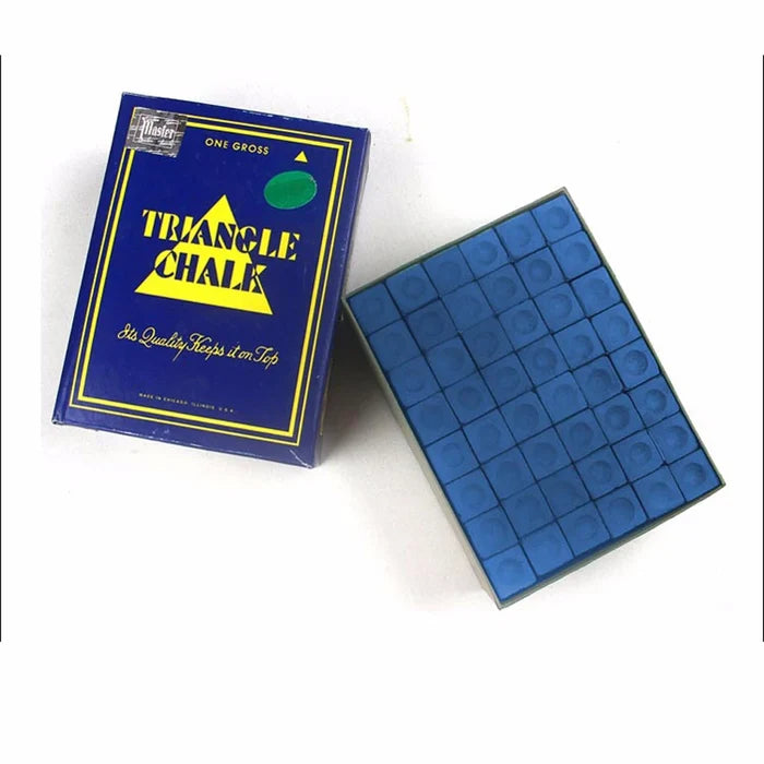 12pcs Pool Cue Chalk Billiard Chalk Cue Stick No-slip Chalk