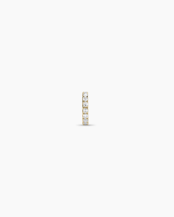 Diamond Pavé Halo Charm || option::14K Solid Gold