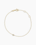Diamond Star of David Bracelet || option::14K Solid Gold