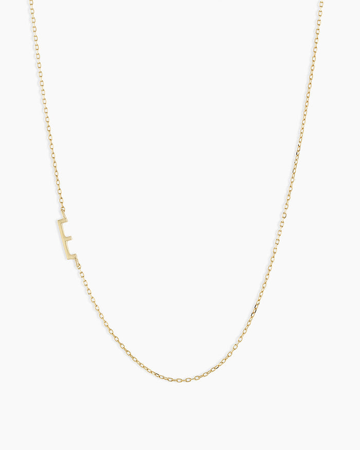 14K Solid Gold / E