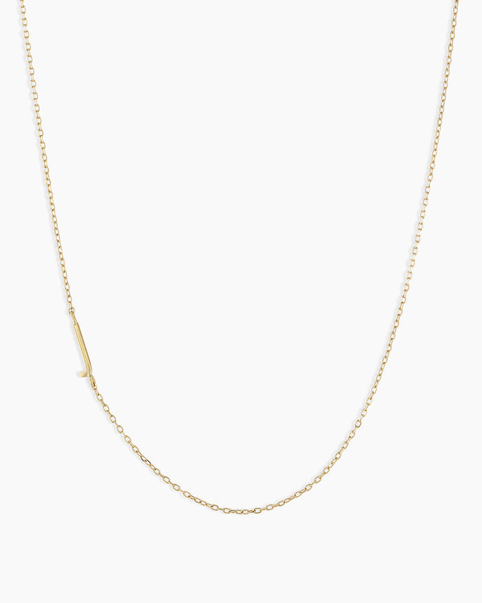 14K Solid Gold / J