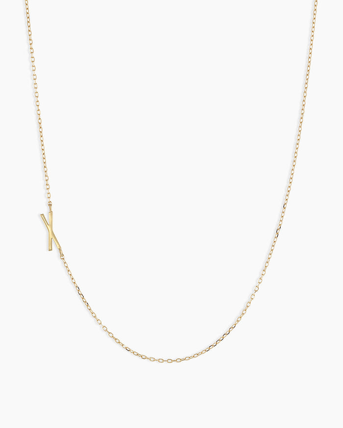 14K Solid Gold / X