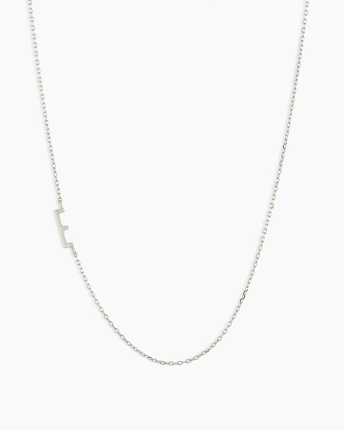 14K Solid White Gold / E