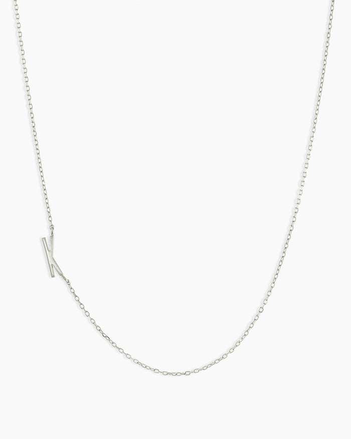 14K Solid White Gold / K