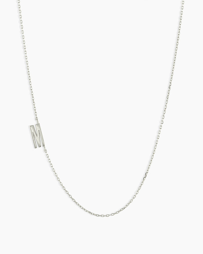 14K Solid White Gold / M
