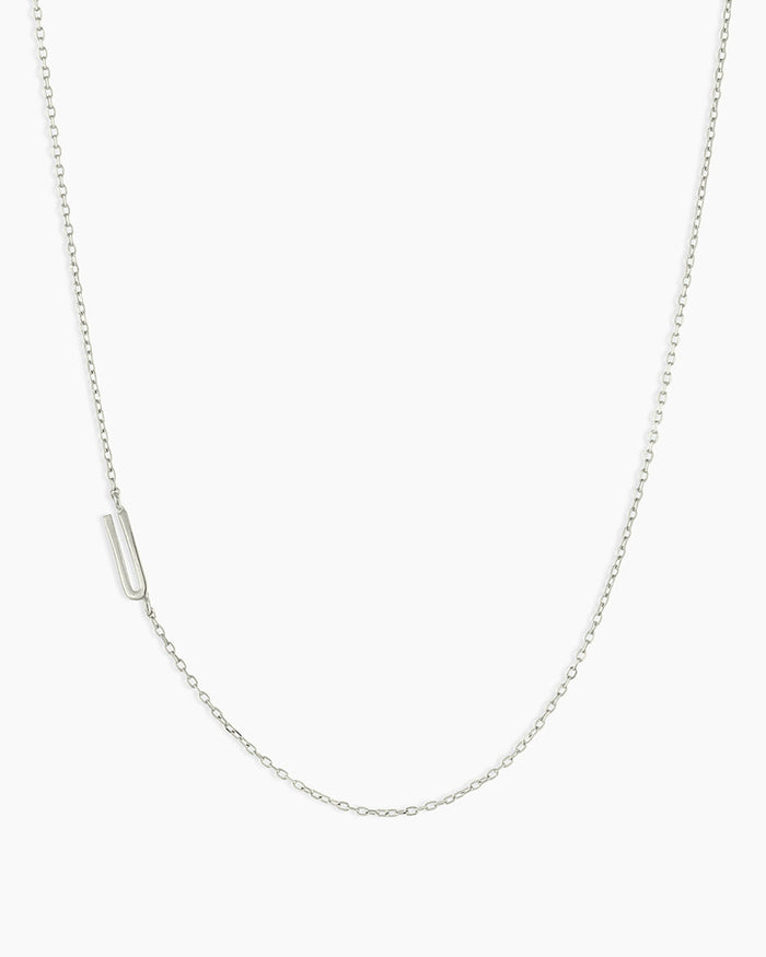 14K Solid White Gold / U
