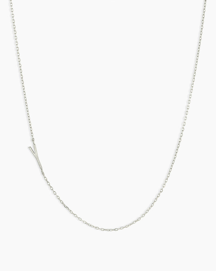 14K Solid White Gold / Y