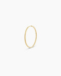 Classic Gold Hoop || option::14K Solid Gold, 22mm