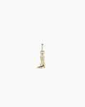 14K Gold Cowboy Boot Charm || option::14K Solid Gold