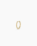 Classic Gold Huggie || option::14K Solid Gold