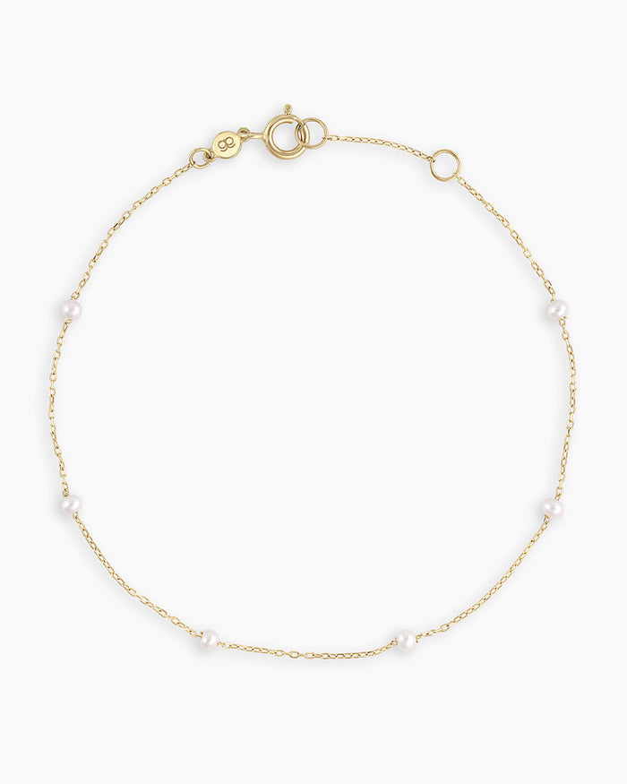 14K Solid Gold / Pearl - June