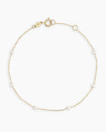 Pearl Newport Bracelet || option::14K Solid Gold