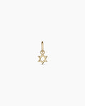 14K Gold Star of David Charm || option::14K Solid Gold