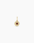 14K Solid Gold / Garnet - January