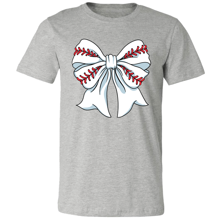 164 Baseball Bow-Athletic Heather