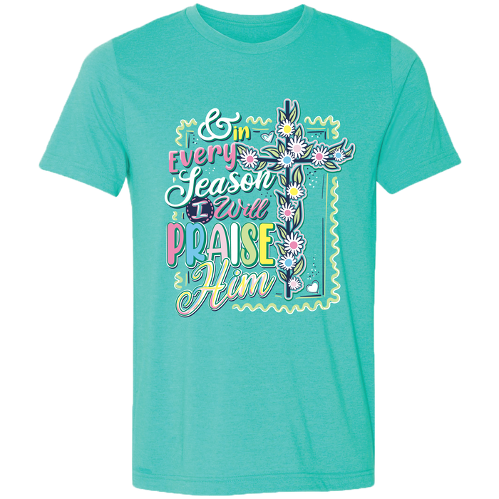 169 Praise Him-Heather Sea Green