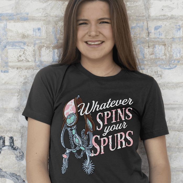 173 Spin Spurs-Black Heather