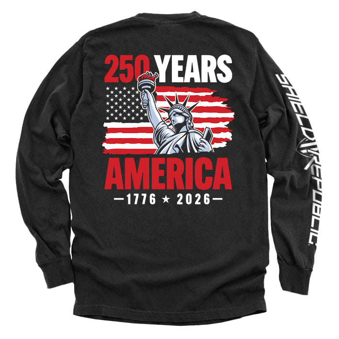 Comfort Colors Long Sleeve / Black / S