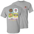 2633 Dogs Happy Sport Grey