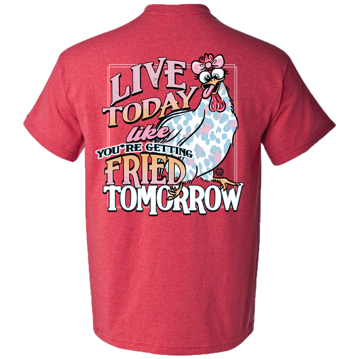 2721 Fried Chicken-Heather Red