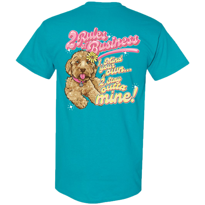 2740 Business Dog Tropical Blue