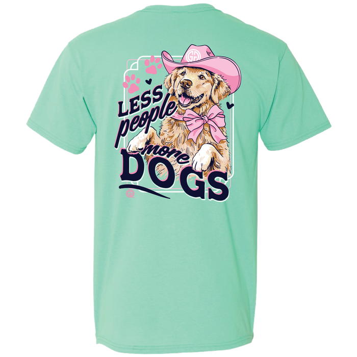 2757 Less People More Dogs-Cool Mint