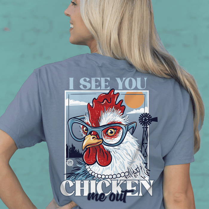 2763 Chicken Me Out-Indigo Blue