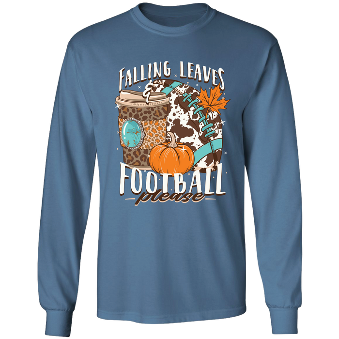 2771 Football Falling-Indigo