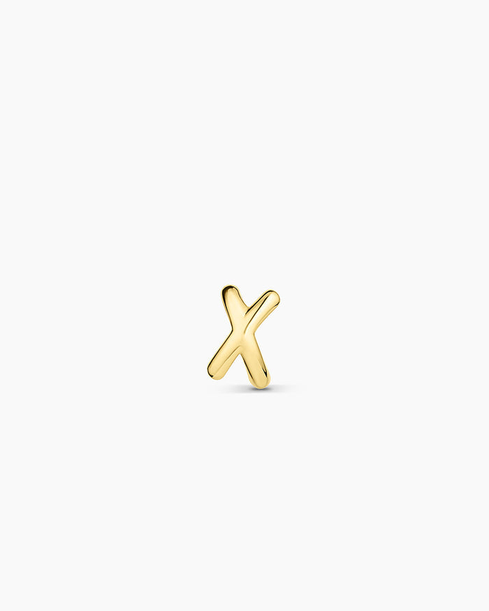 18K Gold Plated / X