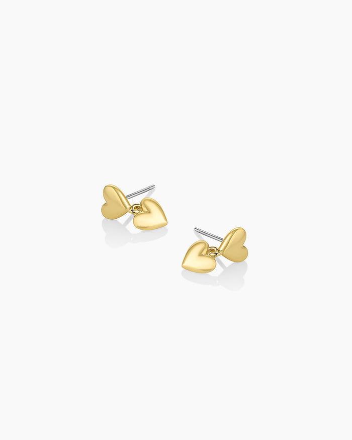 Amour Earrings || option::18K Gold Plated