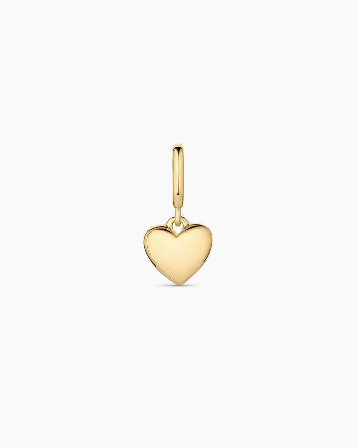 Helium Heart Parker Charm || option::18K Gold Plated