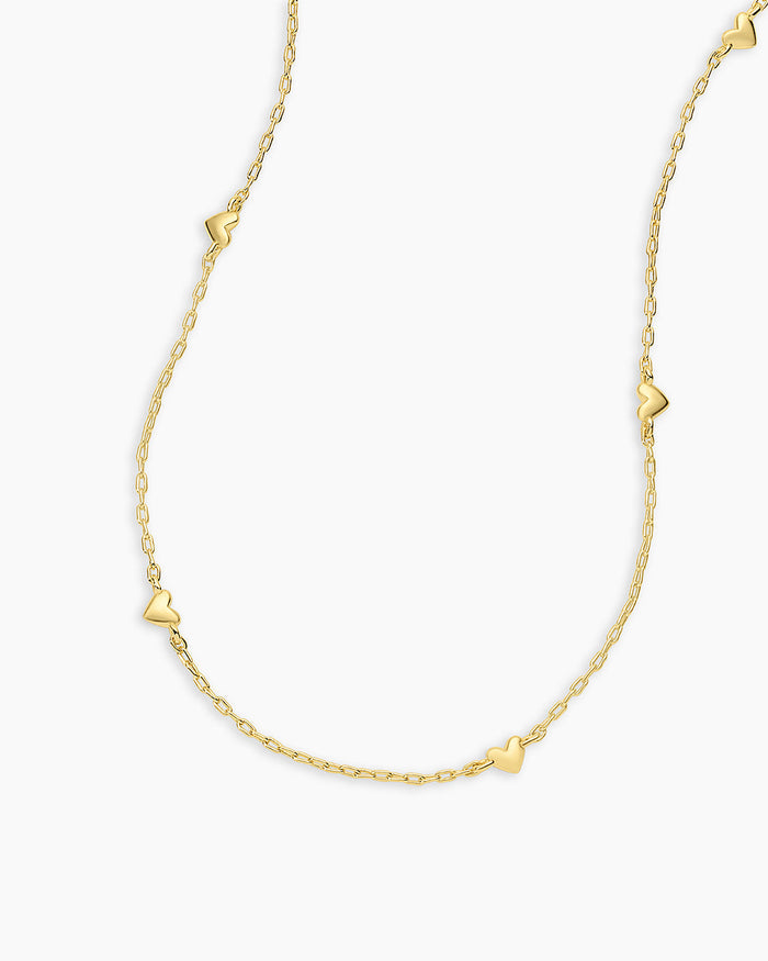 Amour Necklace || option::18K Gold Plated
