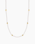Amour Pearl Necklace || option::18K Gold Plated