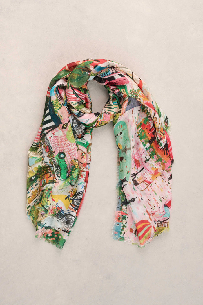 Amour Print Scarf - Multicolour