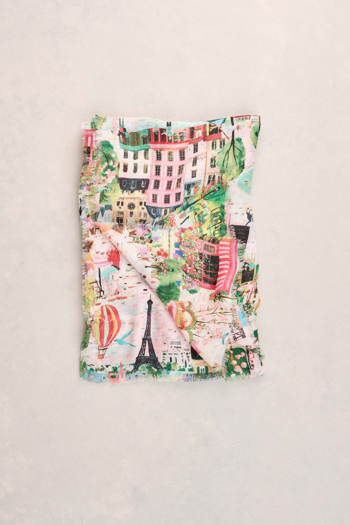 Amour Print Scarf - Multicolour