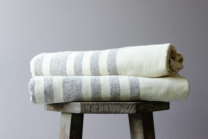 Antakya Raw Silk Towel - Indigo Traders