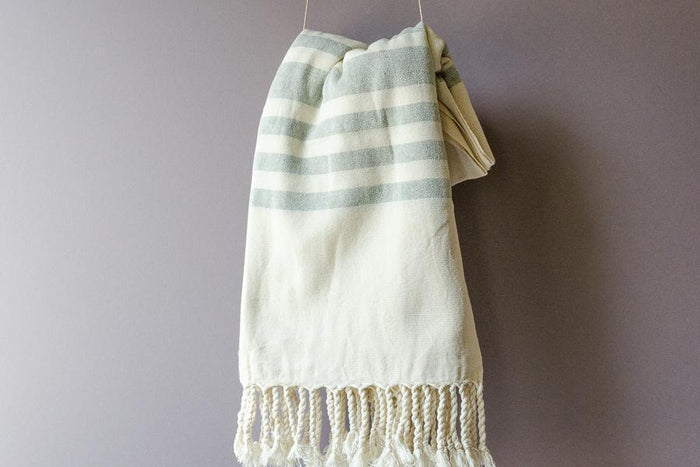 Antakya Raw Silk Towel - Indigo Traders