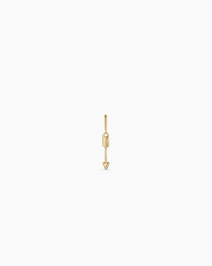 Arrow Parker Charm || option::18K Gold Plated