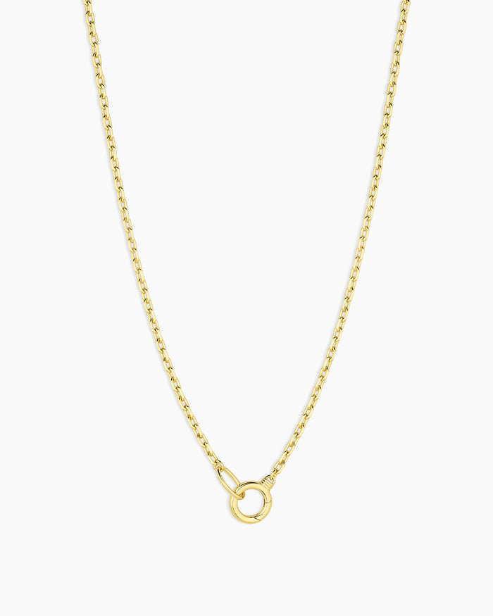 Asher Mini Necklace || option::18K Gold Plated