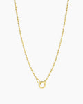 Asher Mini Necklace || option::18K Gold Plated