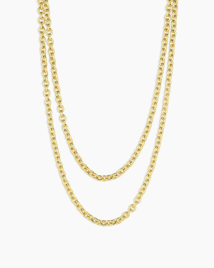 Avery Necklace || option::18K Gold Plated