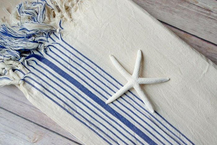 Azul Linen Towel - Indigo Traders