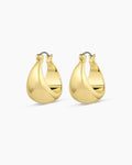 Banks Hoops || option::18K Gold Plated