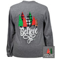 Believe Christmas - Graphite Heather LS-2445