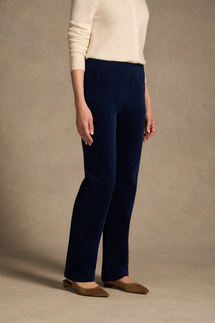 Bengajean® Velvet Straight Leg - Midnight Blue