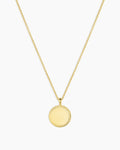 18K Gold Plated engravable Necklace || option::18K Gold Plated