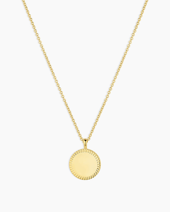 18K Gold Plated engravable Necklace || option::18K Gold Plated