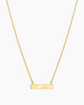 18K Gold Plated engravable Necklace || option::18K Gold Plated