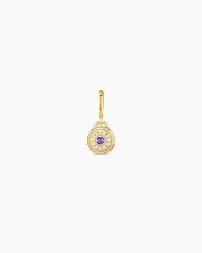 18K Gold Plated / Amethyst - February